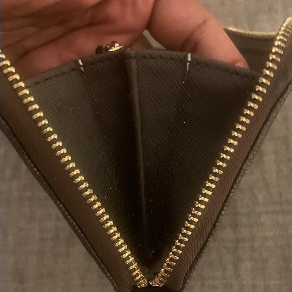 Michael Kors Signature Dark Brown Zip-Around Wallet - Picture 16 of 16